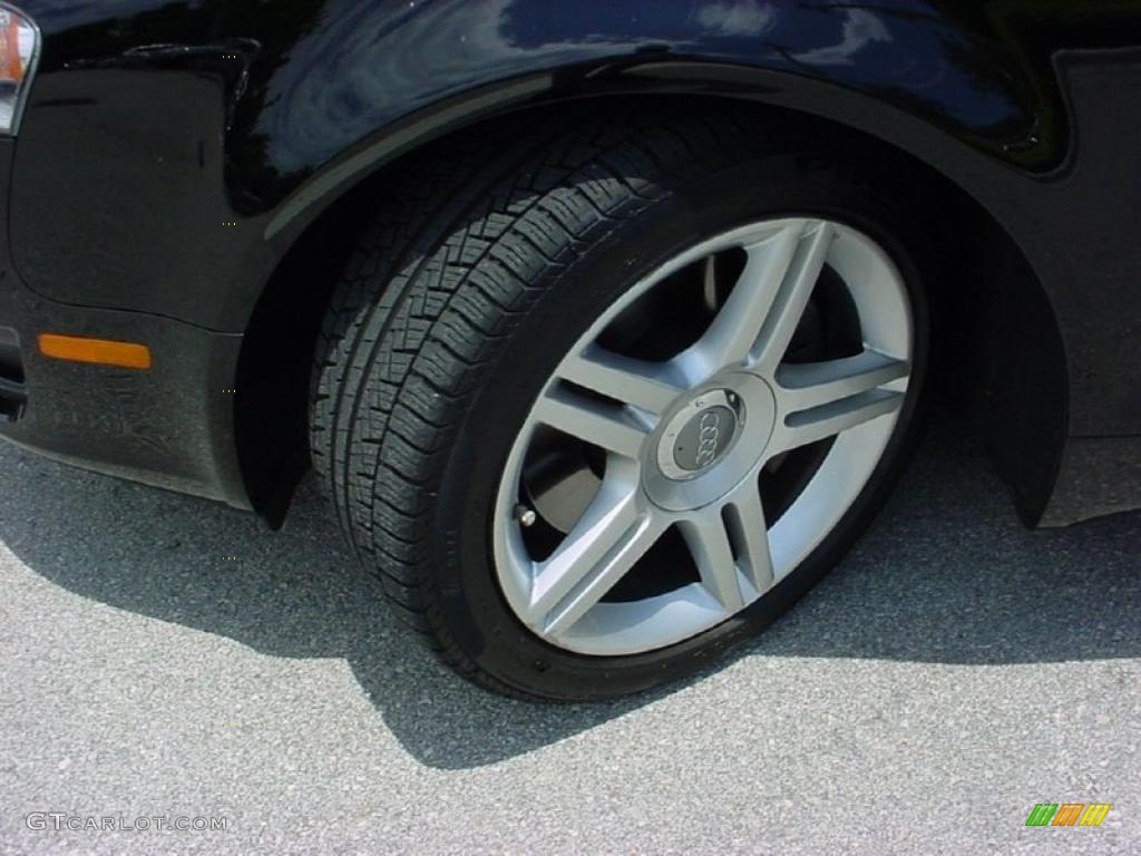 2007 A4 2.0T Cabriolet - Brilliant Black / Ebony photo #20
