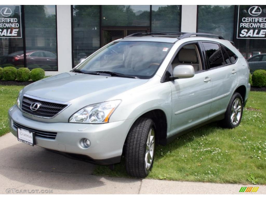 2007 RX 400h AWD Hybrid - Bamboo Green Pearl / Ivory photo #1