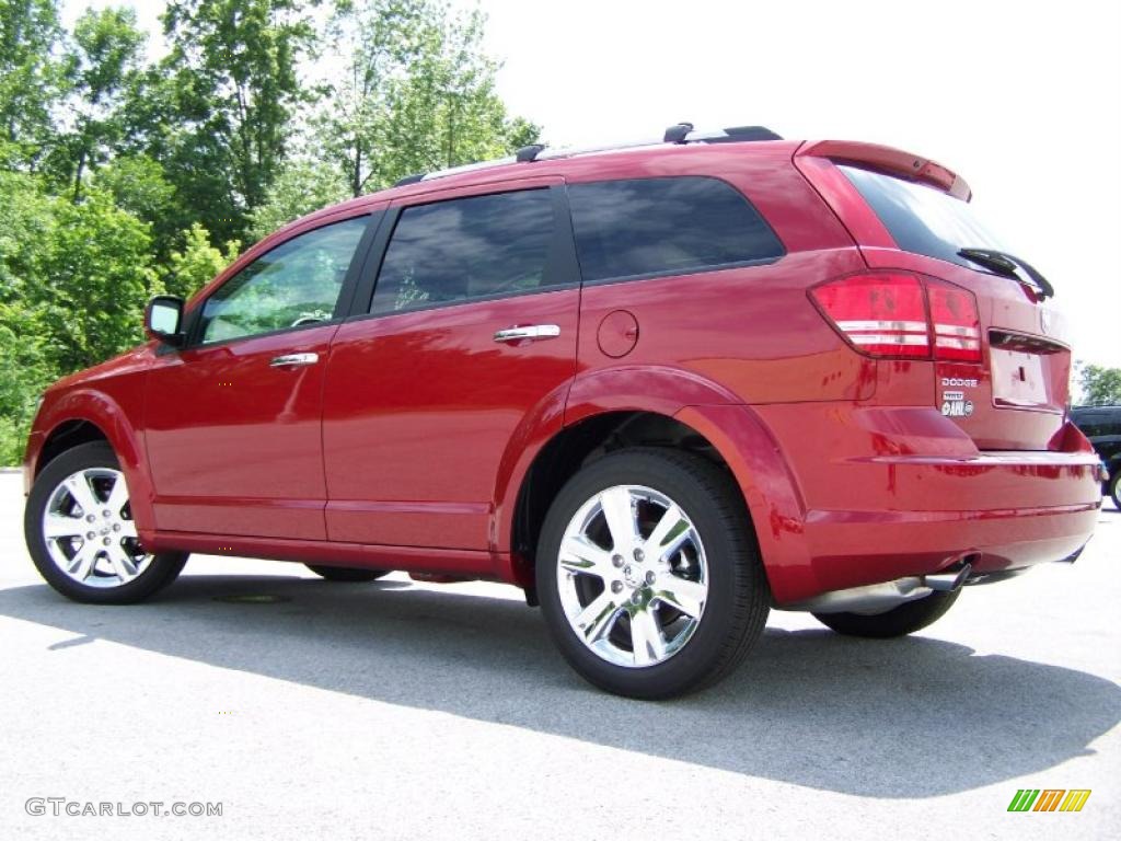 Inferno Red Crystal Pearl Coat 2010 Dodge Journey R/T AWD Exterior Photo #30983601