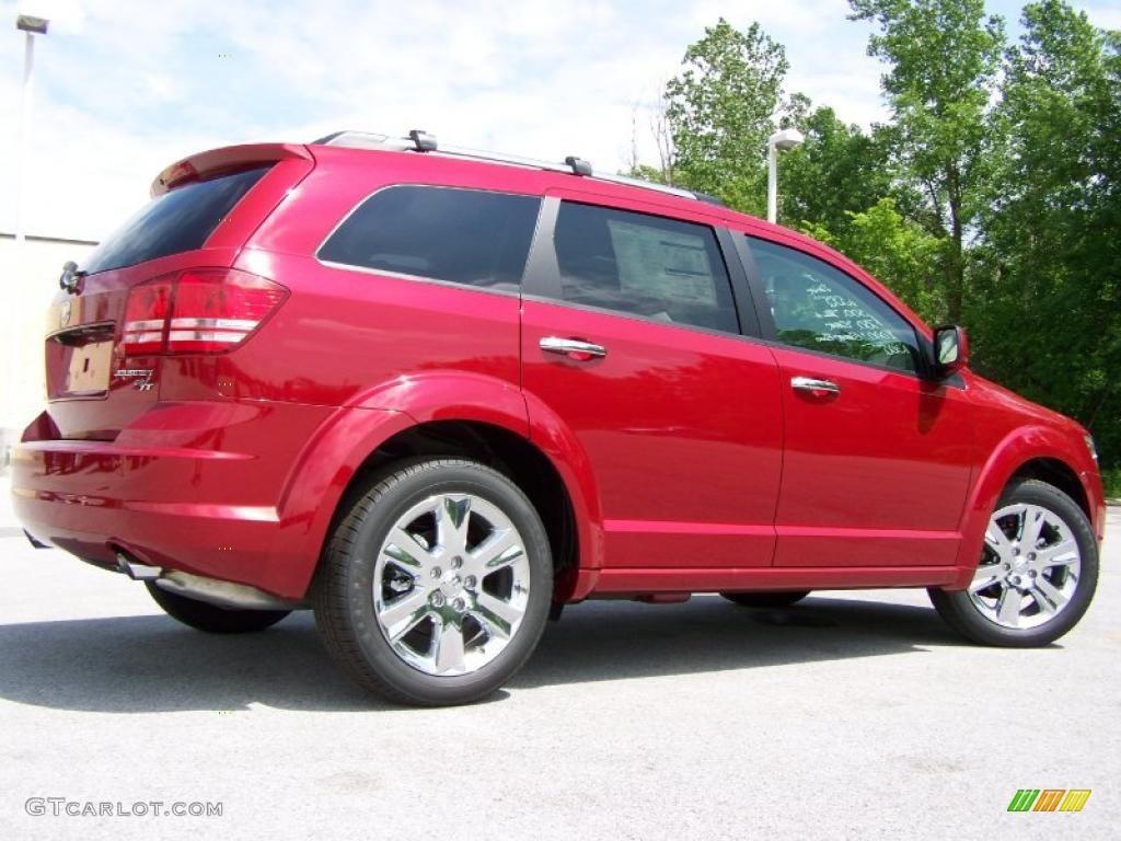 Inferno Red Crystal Pearl Coat 2010 Dodge Journey R/T AWD Exterior Photo #30983665