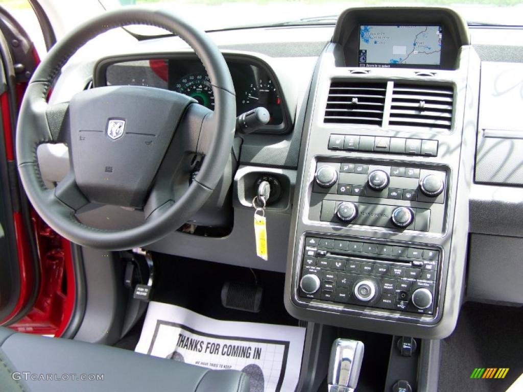 2010 Dodge Journey R/T AWD Dark Slate Gray Dashboard Photo #30983833