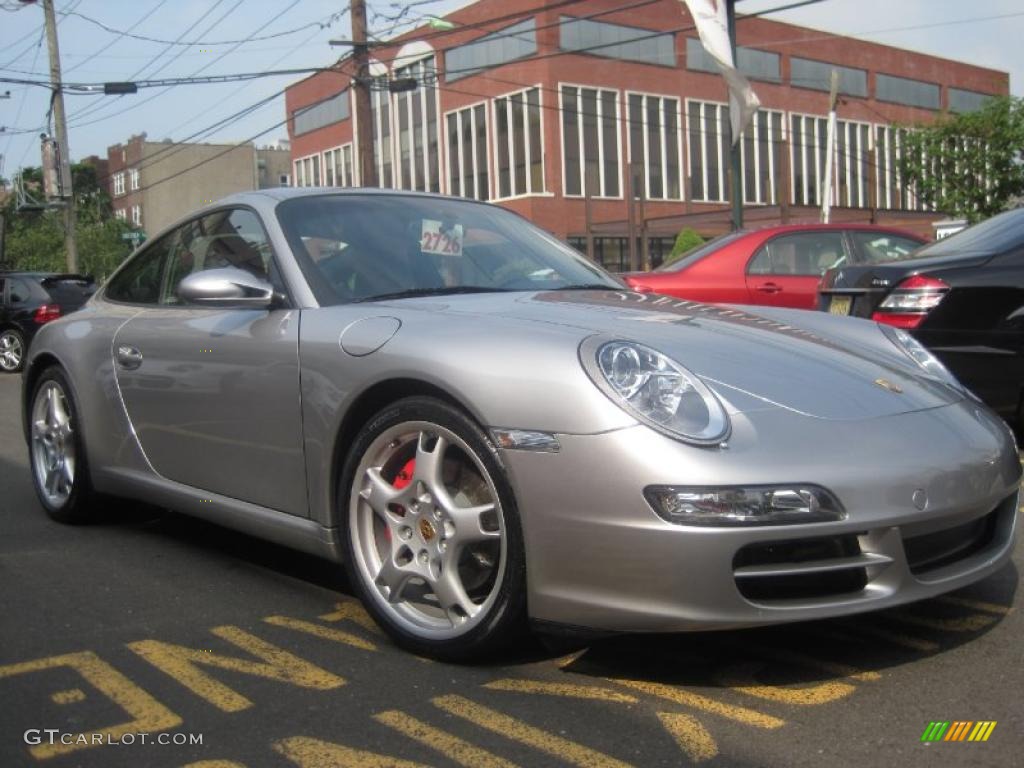 2006 911 Carrera S Coupe - GT Silver Metallic / Sea Blue photo #1