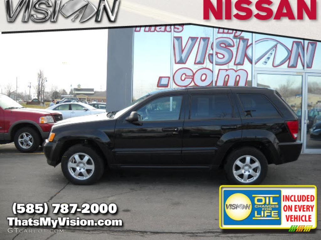 2008 Grand Cherokee Laredo 4x4 - Black / Dark Slate Gray photo #1