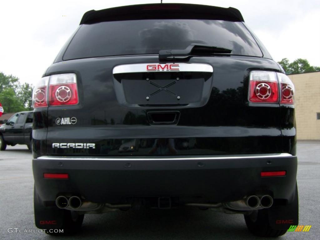 2010 Acadia SLT - Carbon Black Metallic / Ebony photo #6