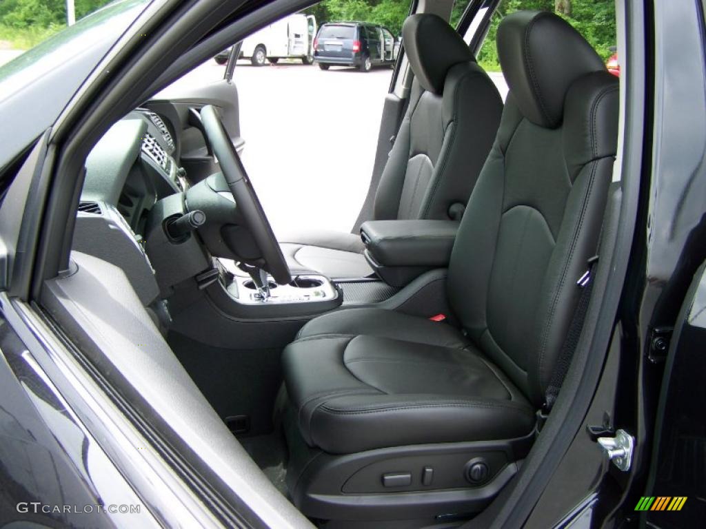 2010 Acadia SLT - Carbon Black Metallic / Ebony photo #9