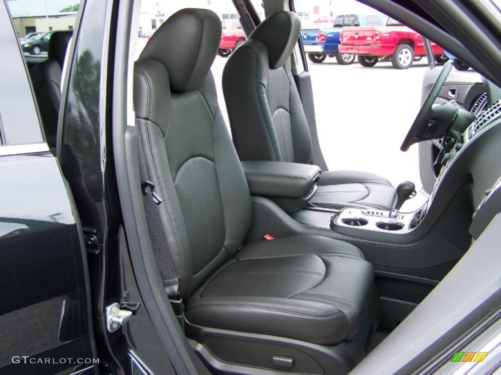 2010 Acadia SLT - Carbon Black Metallic / Ebony photo #16