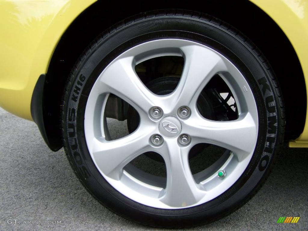 2010 Accent SE 3 Door - Mellow Yellow / Black photo #8