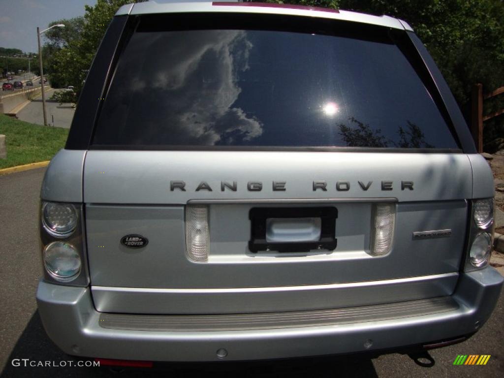 2007 Range Rover Supercharged - Zermatt Silver Metallic / Charcoal photo #4