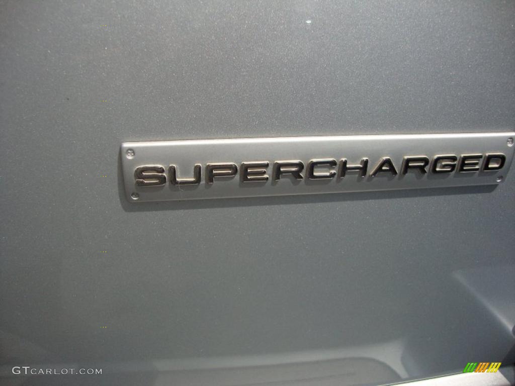 2007 Range Rover Supercharged - Zermatt Silver Metallic / Charcoal photo #8