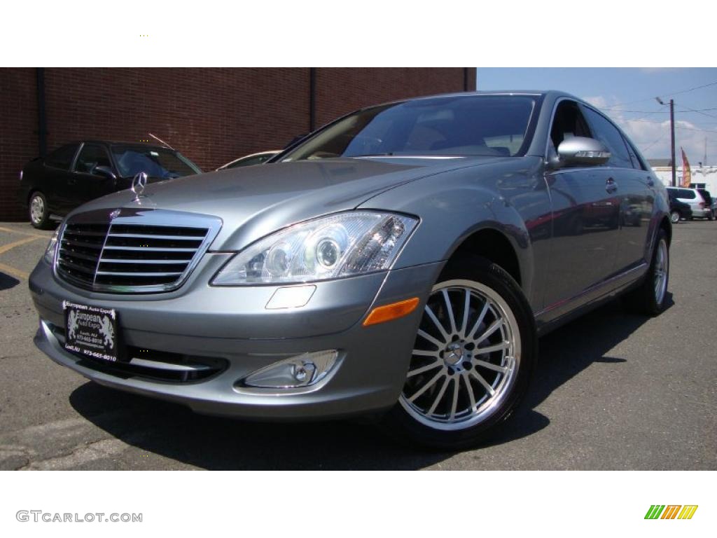 2007 S 550 Sedan - Andorite Grey Metallic / Black photo #1