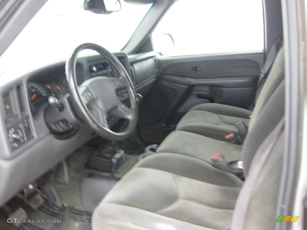 2003 Silverado 2500HD LS Extended Cab 4x4 - Light Pewter Metallic / Dark Charcoal photo #8