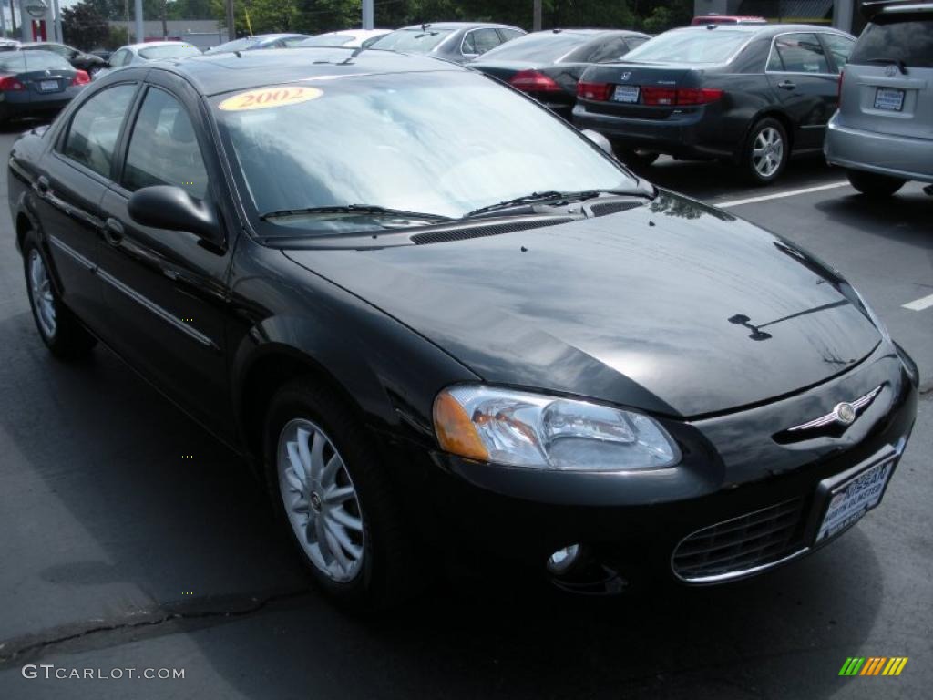 2002 Sebring LXi Sedan - Black / Sandstone photo #3