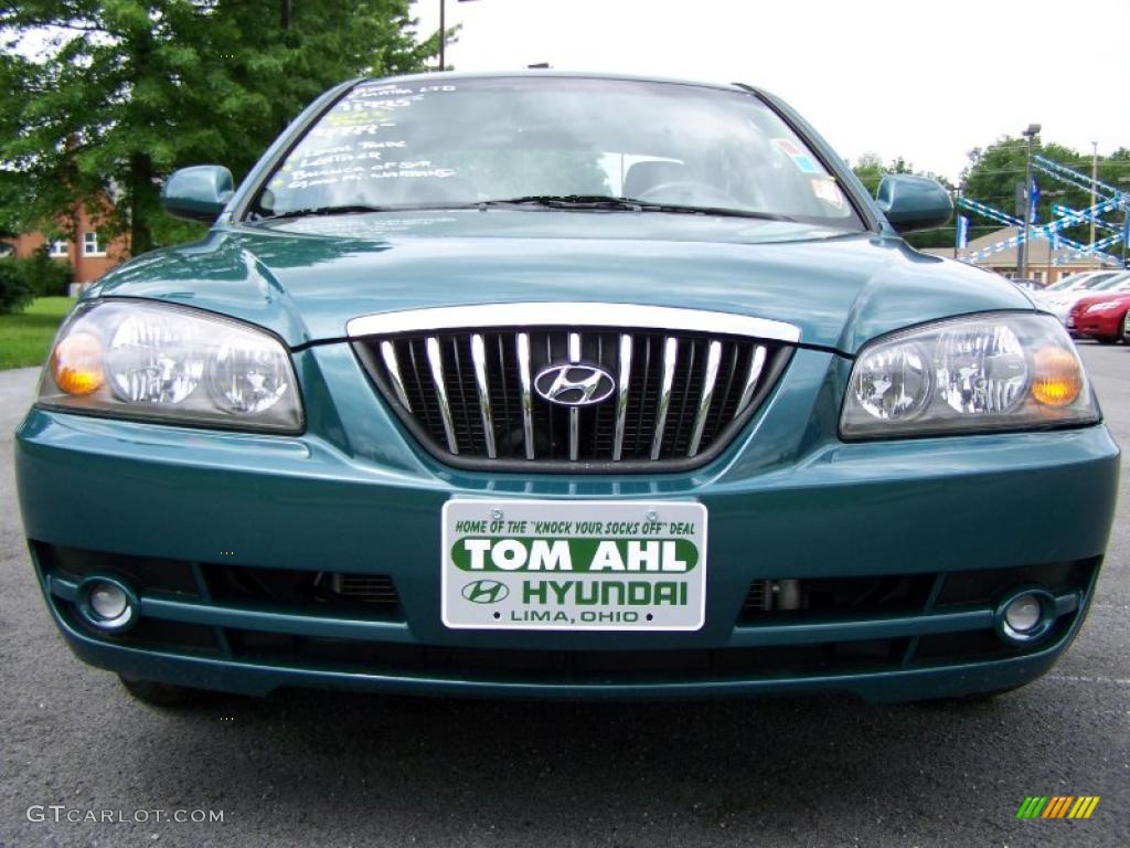 2006 Elantra Limited Sedan - Spruce Green / Beige photo #2