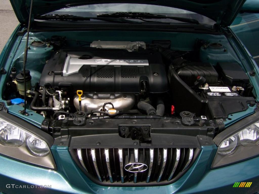 2006 Elantra Limited Sedan - Spruce Green / Beige photo #14