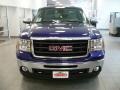 2010 Laser Blue Metallic GMC Sierra 1500 SLT Crew Cab 4x4  photo #2