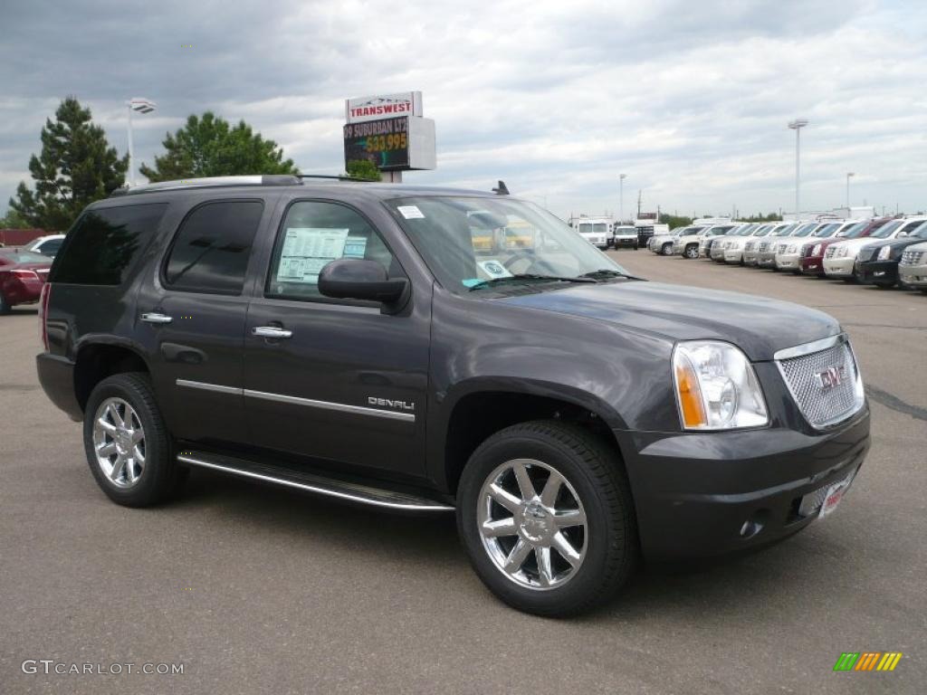 2010 Yukon Denali AWD - Storm Gray Metallic / Ebony photo #1