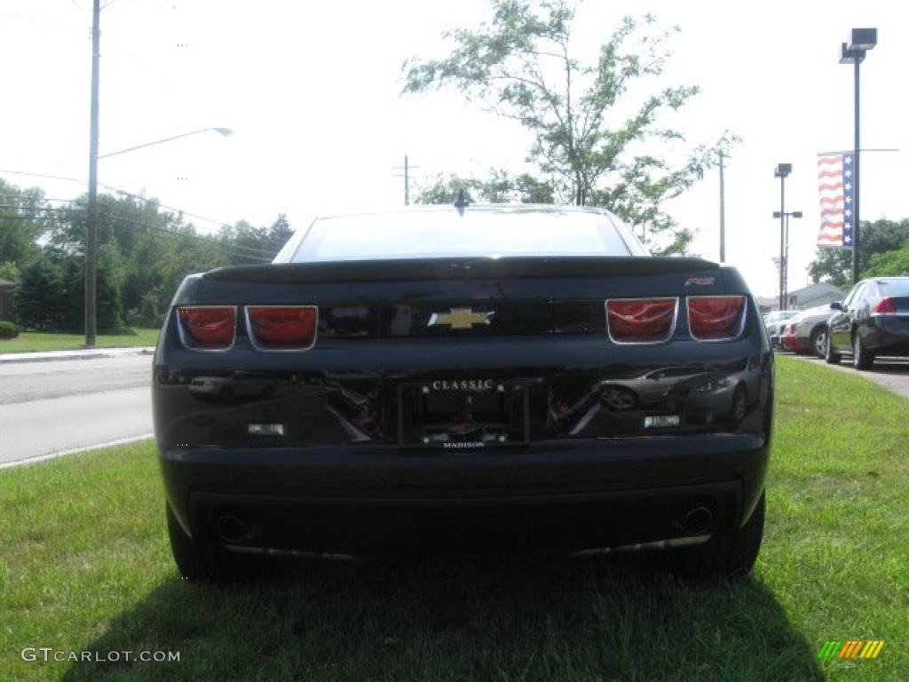 2010 Camaro LT/RS Coupe - Black / Black photo #4