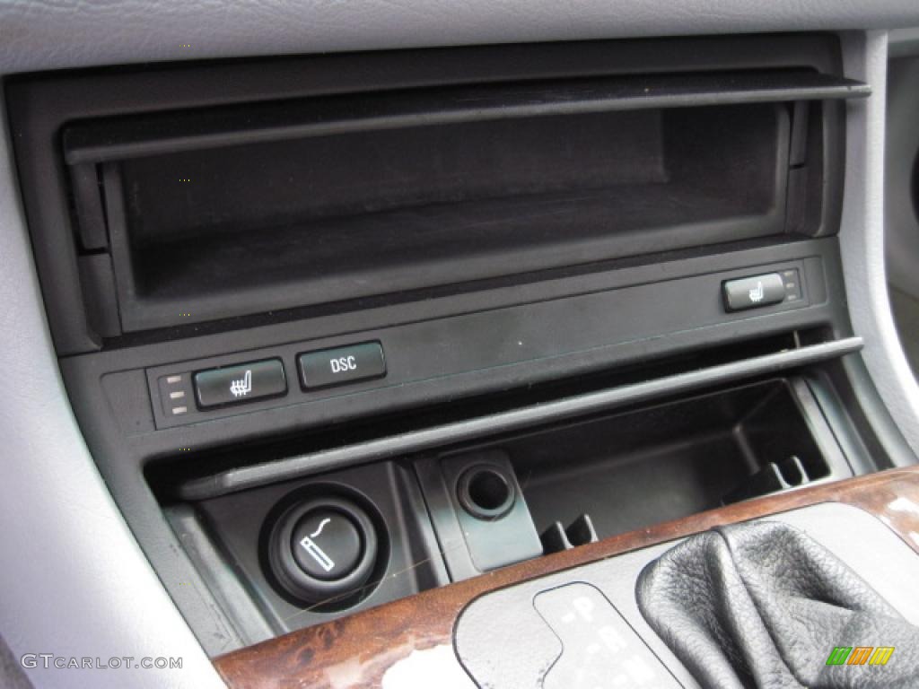 2001 3 Series 325i Wagon - Steel Blue Metallic / Grey photo #17