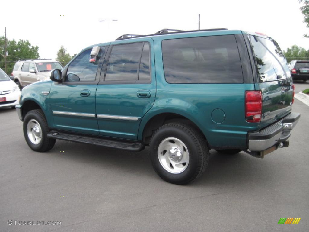 1998 Expedition XLT 4x4 - Pacific Green Metallic / Medium Graphite photo #4