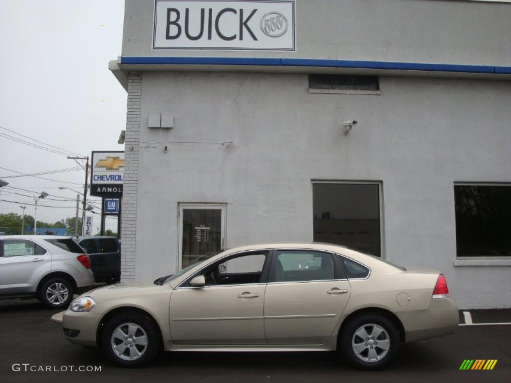 2010 Impala LT - Gold Mist Metallic / Ebony photo #3