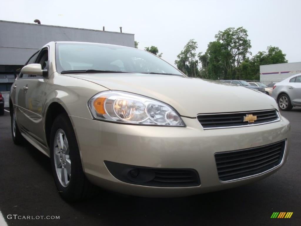 2010 Impala LT - Gold Mist Metallic / Ebony photo #7