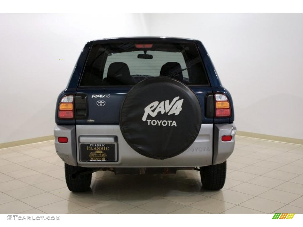 2000 RAV4 4WD - Royal Sapphire Pearl / Gray photo #6