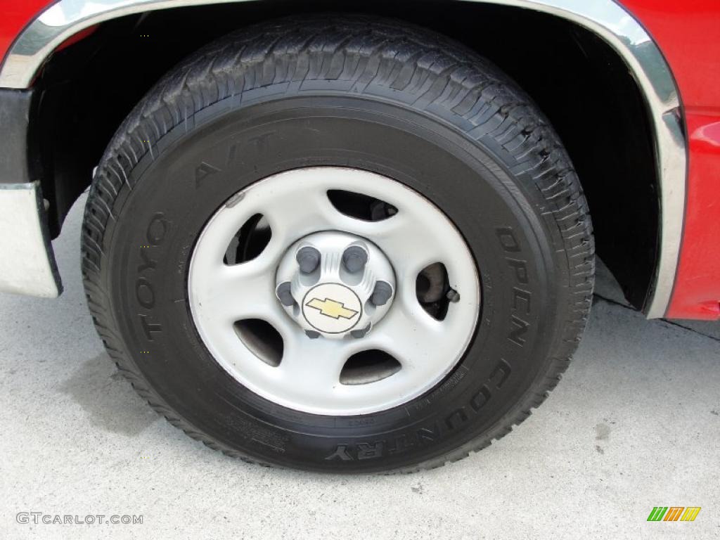 1999 Silverado 1500 Regular Cab - Victory Red / Graphite photo #12