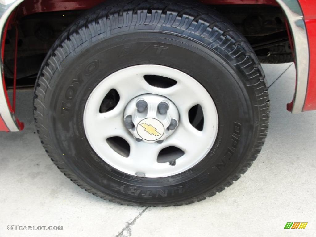 1999 Silverado 1500 Regular Cab - Victory Red / Graphite photo #13