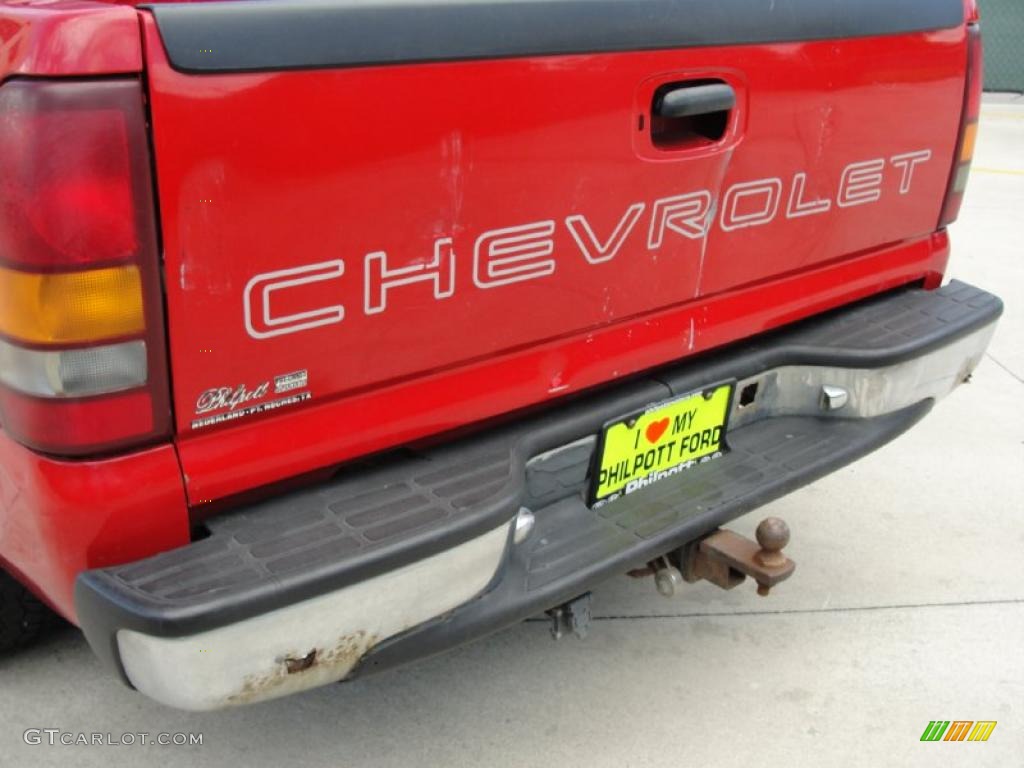 1999 Silverado 1500 Regular Cab - Victory Red / Graphite photo #19