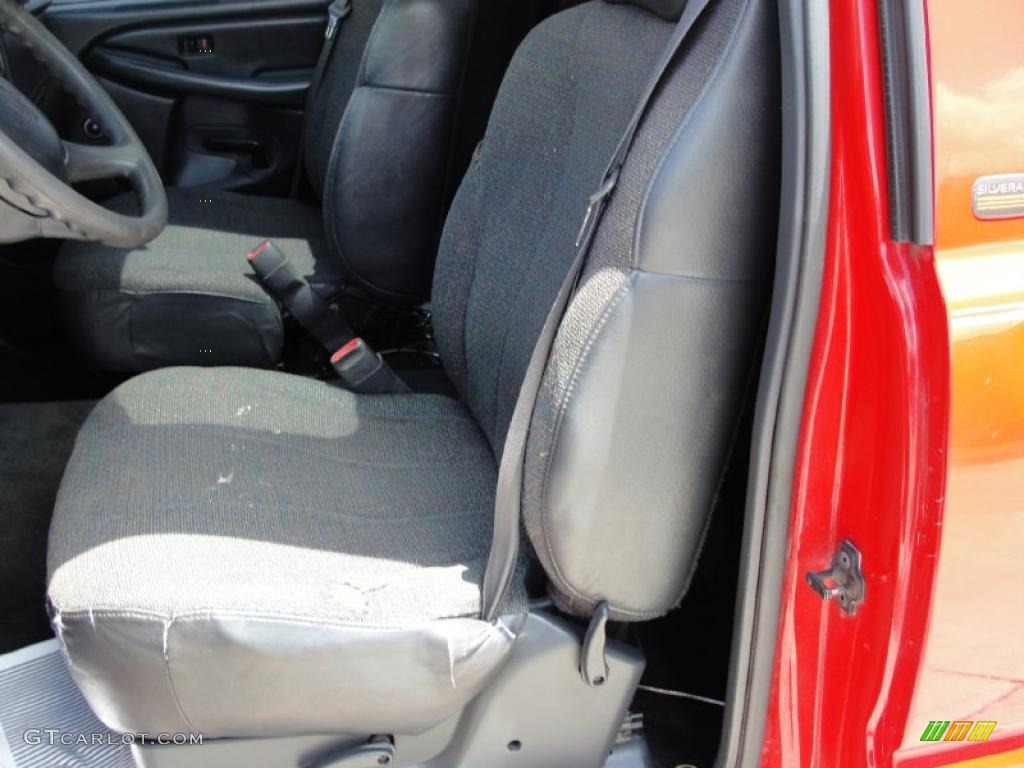 1999 Silverado 1500 Regular Cab - Victory Red / Graphite photo #26