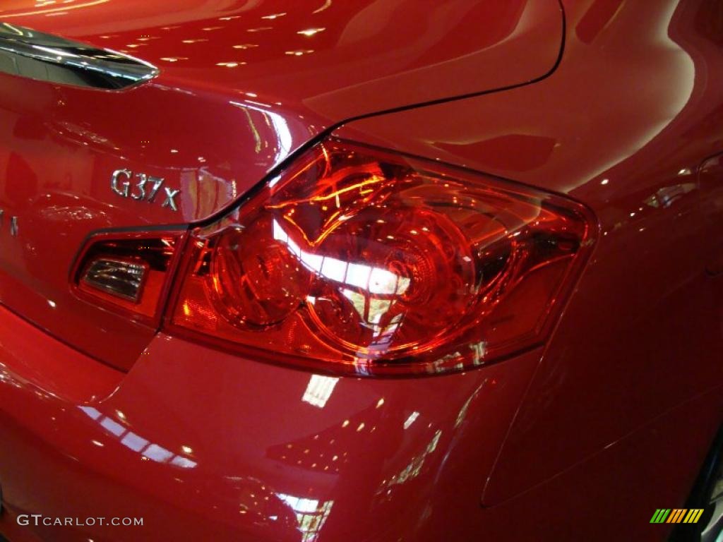 2009 G 37 x Sedan - Garnet Ember / Graphite photo #17