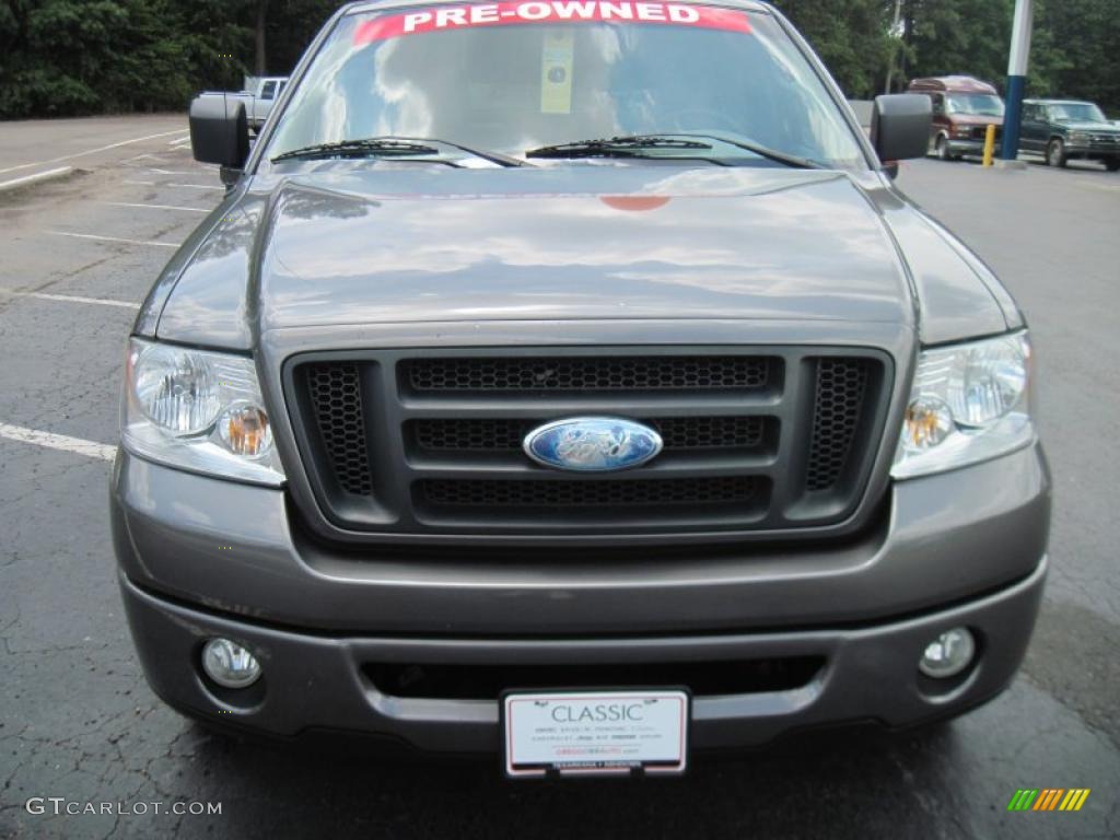 2006 F150 STX Regular Cab - Dark Shadow Grey Metallic / Medium/Dark Flint photo #5