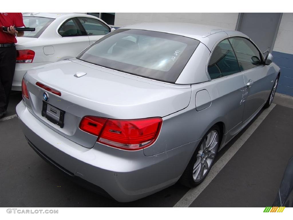 2010 3 Series 328i Convertible - Titanium Silver Metallic / Black photo #3