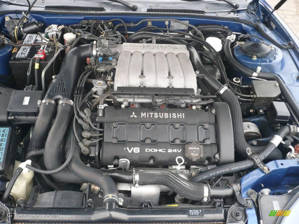 1994 3000GT VR-4 - Danube Blue Pearl Metallic / Black photo #12