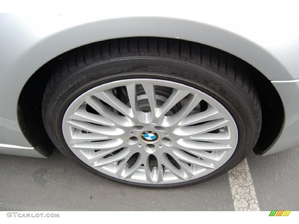 2008 7 Series 750i Sedan - Titanium Silver Metallic / Black photo #2