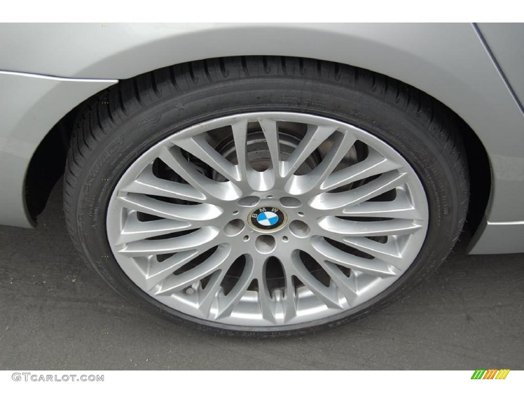 2008 7 Series 750i Sedan - Titanium Silver Metallic / Black photo #5