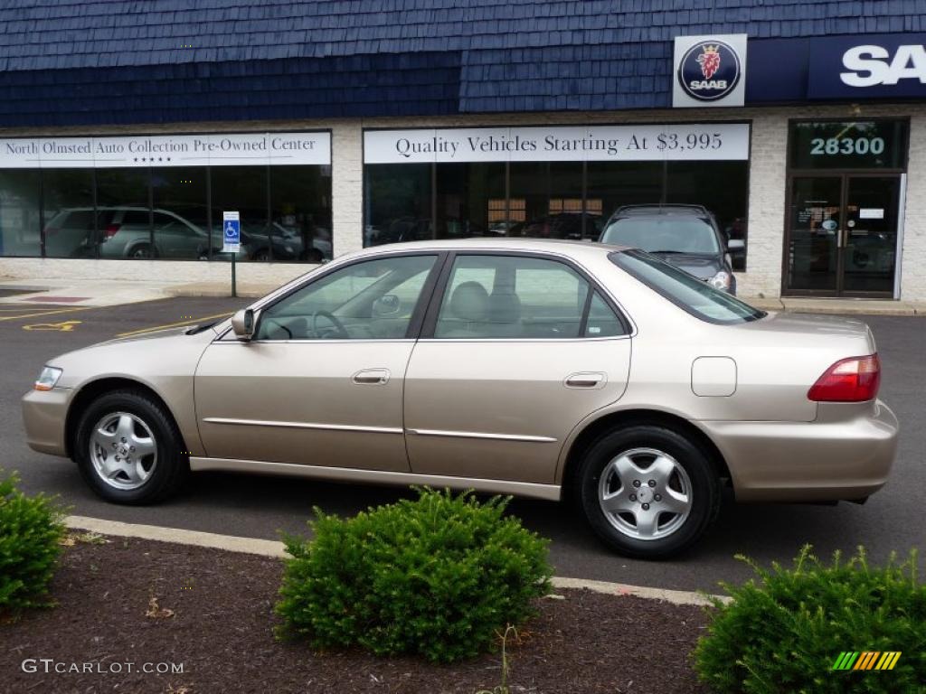 2000 Accord EX V6 Sedan - Naples Gold Metallic / Ivory photo #8