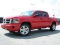 2008 Flame Red Dodge Dakota Big Horn Crew Cab 4x4  photo #6