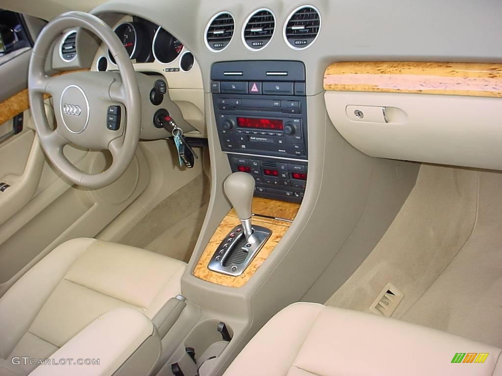 2006 A4 1.8T Cabriolet - Brilliant Black / Beige photo #12