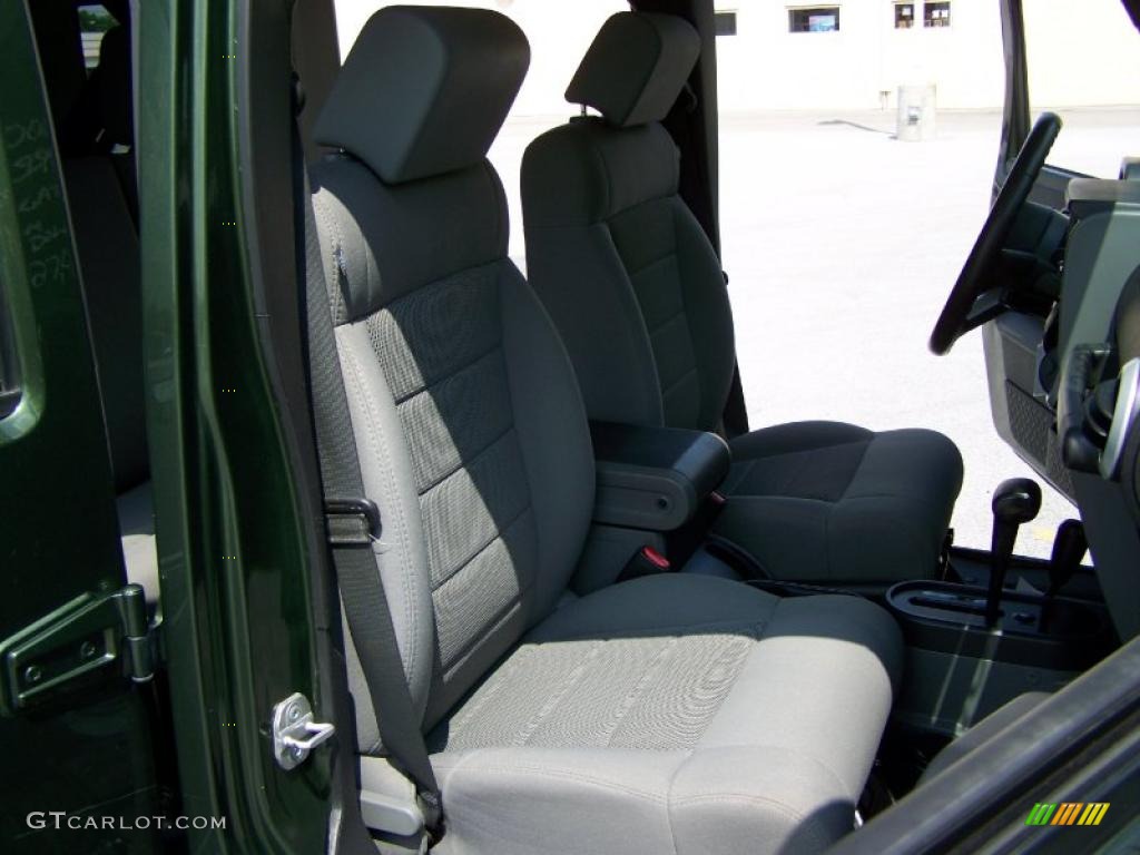 2008 Wrangler Unlimited Sahara 4x4 - Jeep Green Metallic / Dark Slate Gray/Med Slate Gray photo #13