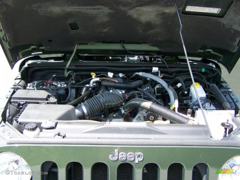 2008 Wrangler Unlimited Sahara 4x4 - Jeep Green Metallic / Dark Slate Gray/Med Slate Gray photo #16