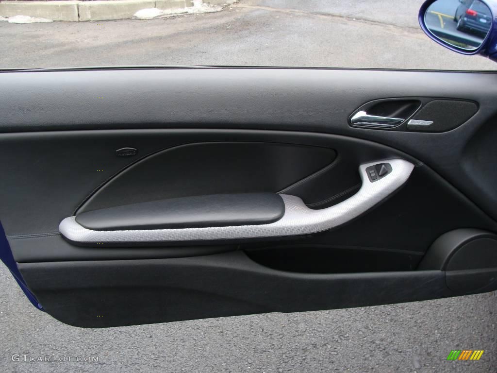 2005 BMW M3 Coupe Black Door Panel Photo #3101543