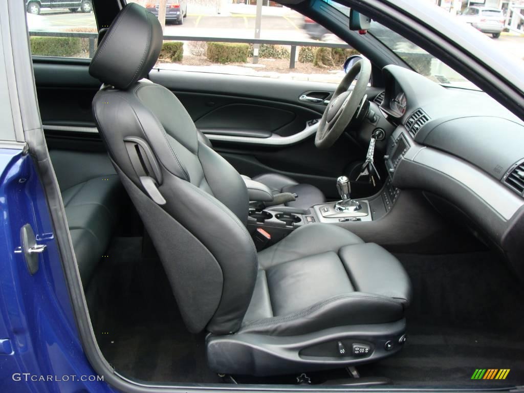 Black Interior 2005 BMW M3 Coupe Photo #3101553