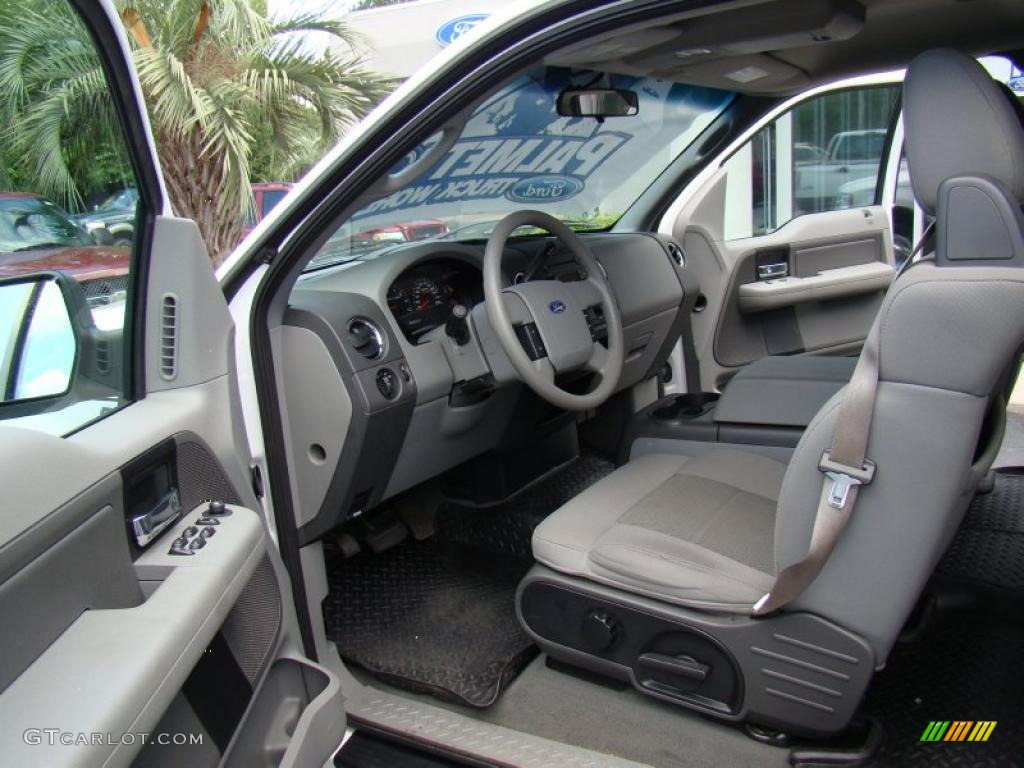 2006 F150 XLT SuperCab 4x4 - Oxford White / Medium/Dark Flint photo #10