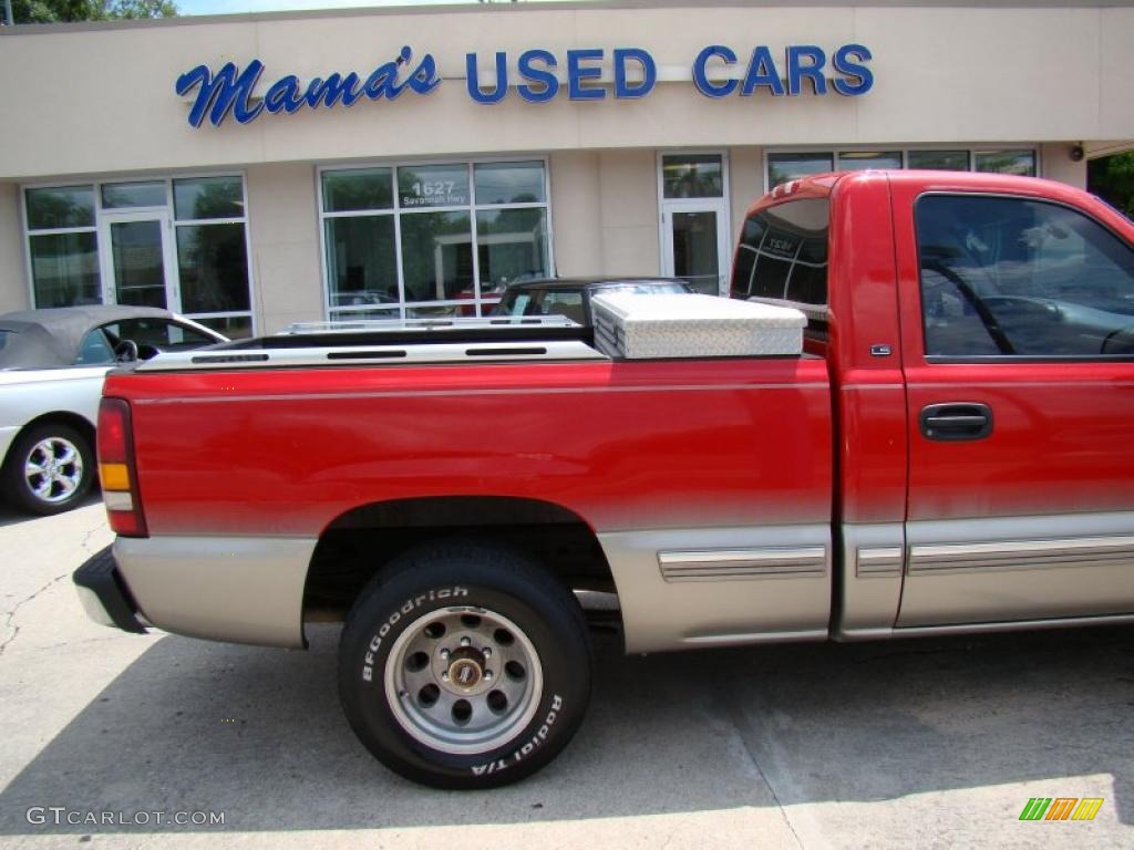 2000 Silverado 1500 Regular Cab - Victory Red / Medium Gray photo #29