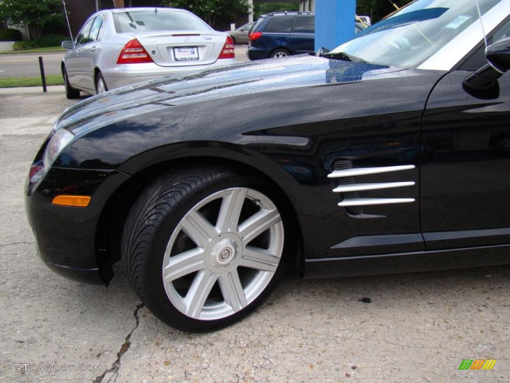 2005 Crossfire Limited Roadster - Black / Dark Slate Grey photo #22