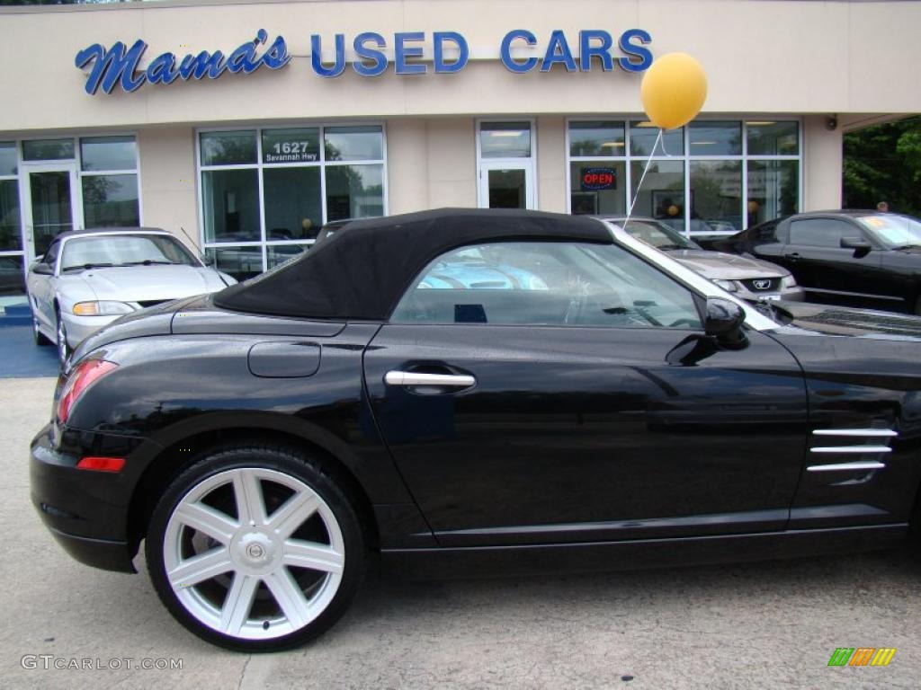 2005 Crossfire Limited Roadster - Black / Dark Slate Grey photo #24