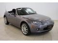 2008 Galaxy Gray Mica Mazda MX-5 Miata Sport Roadster  photo #1