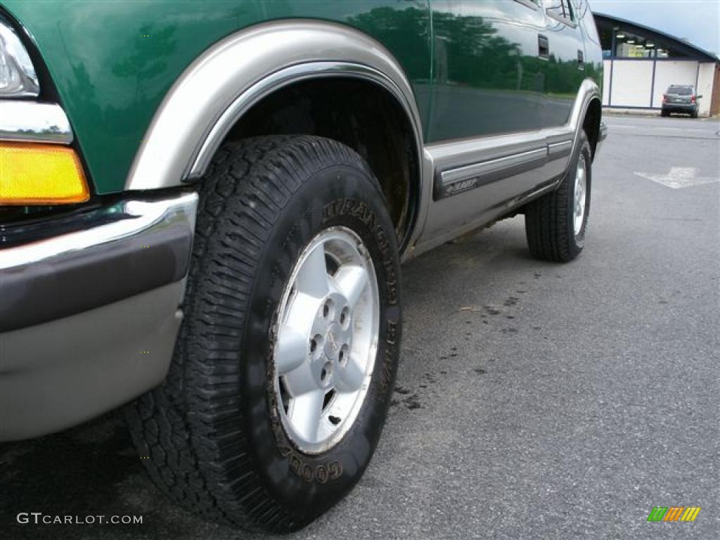 1999 Blazer LS 4x4 - Meadow Green Metallic / Medium Gray photo #3