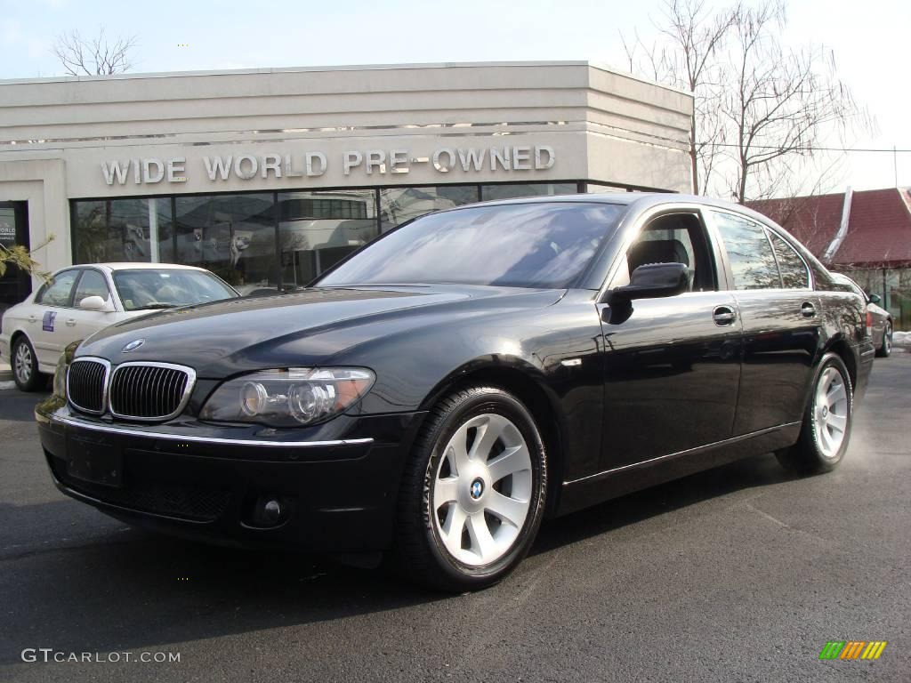 Jet Black BMW 7 Series